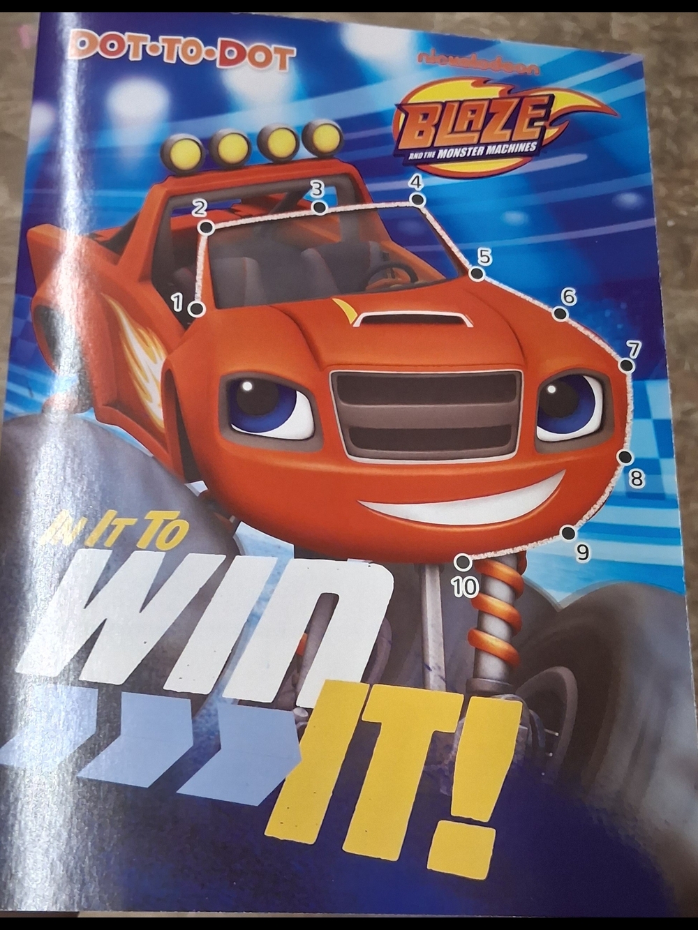 New Blaze Dot-to-Dot Activity Book